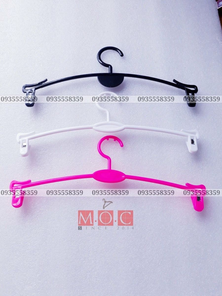 10 mÃ³c nhá»±a treo Ä‘á»“ lÃ³t cÃ³ káº¹p