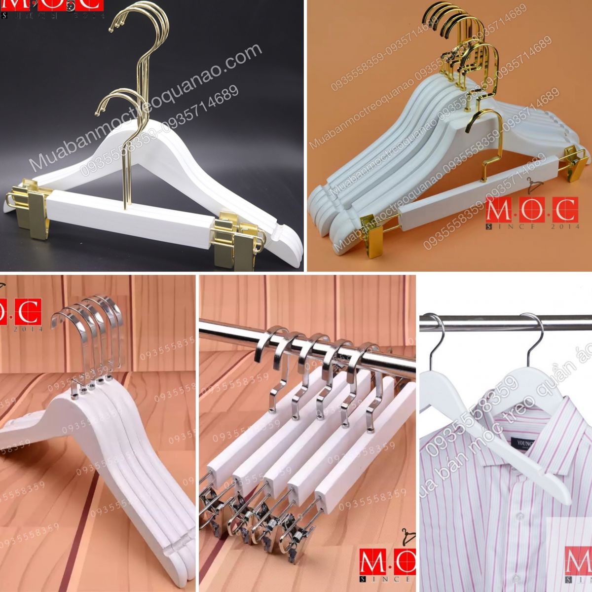 10 mÃ³c gá»— tráº¯ng Ä‘áº§u mÃ³c vÃ ng kim
